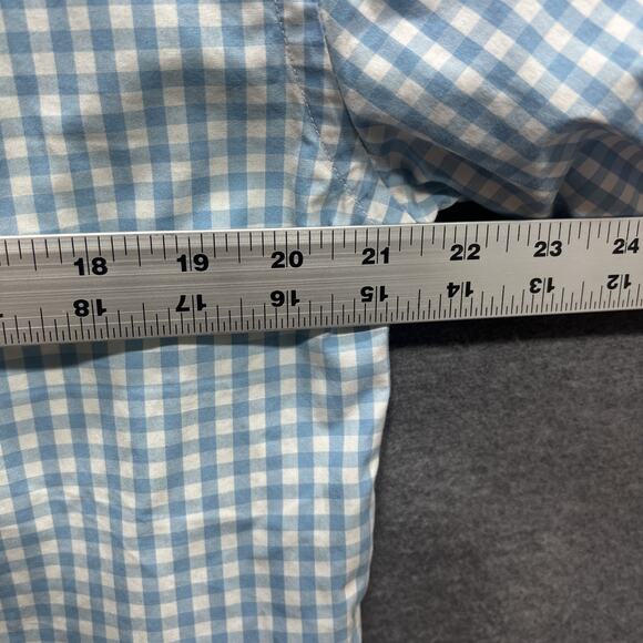 Vineyard Vines Carleton Gingham Party Slim Fit Tucker Button Down Shirt Size M - Picture 12 of 12
